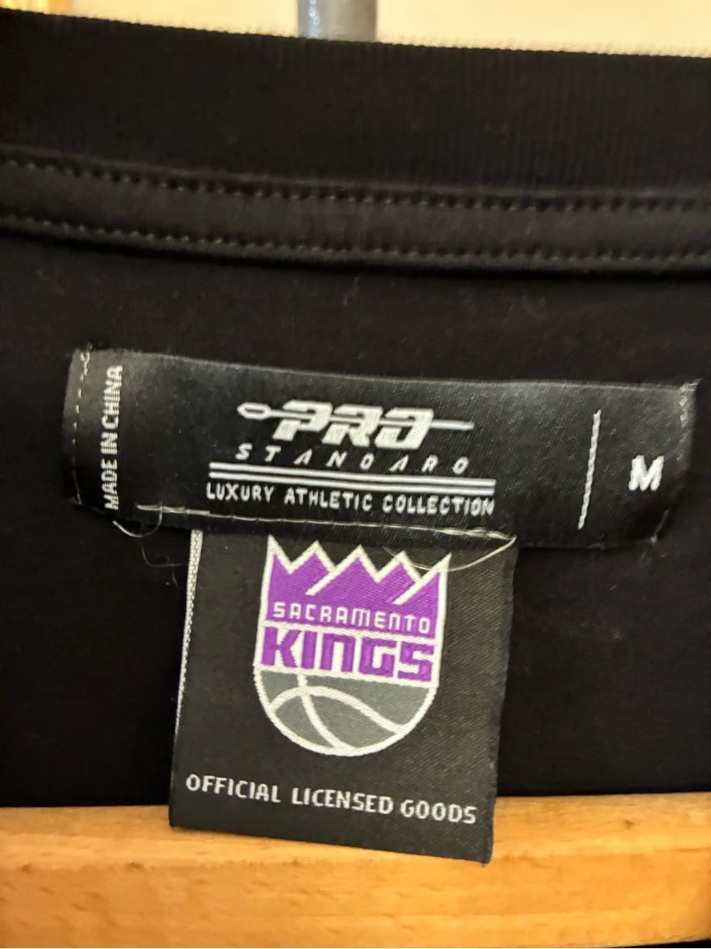 NBA Sacramento Kings Graphic T-Shirt with Purple Lion Crest